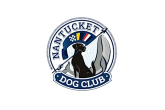 design nantucket dog club logo