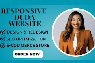 design profitable website using duda website builder