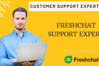 setup chatbot livechat on freshchat and integrate it on your website