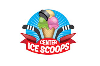 create unique modern ice scoops logo design for your brand