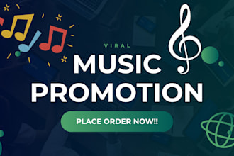 do music marketing for spotify, music campaigns, music cover art, artist logo