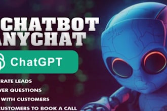 be your ai chatbot for your business using chatgpt and manychat
