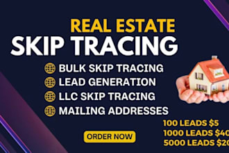 offer updated leads of motivated sellers active cash buyers