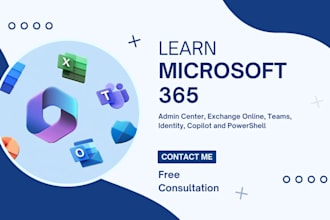 teach you microsoft365, exchange, copilot, powershell, identity