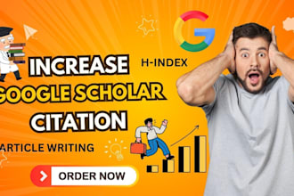 boost google scholar citations, boost h index