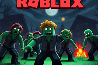 create a custom roblox game, roblox map, model, gui, weapon and be your scripter