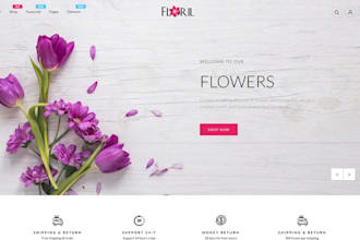 build a breathtaking, elegant shopify flower shop that blooms