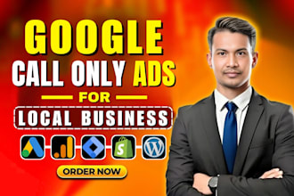 setup google call only ads and PPC lead ads to get calls and leads