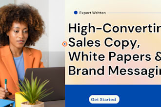 write high converting sales copy and white papers