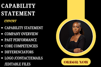 create an effective government capability statemant and bid proposal , rfp , rfi