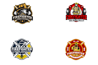 design wonderful firefighter logo