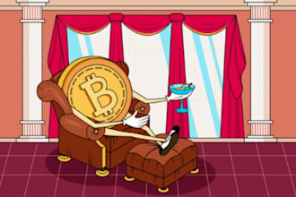 do crypto meme video, trump meme art, bitcoin trump, 2d animation meme coin art