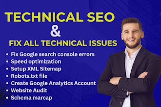 do fix technical seo error, xml sitemap, website index,