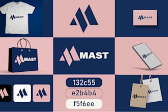 do business logo design, branding kit and brand identity
