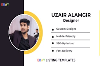do ebay product listing and seo ebay html template