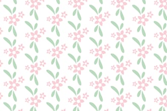 design cute floral seamless pattern
