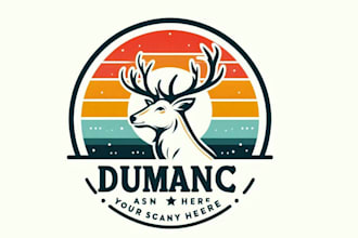 do outdoor hunting fishing and deer logo