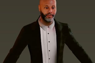 do realistic character design 3d metahuman 3d humanoid model and body rigging