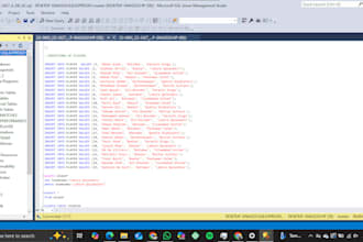 write sql, mongodb queries and design database, erd