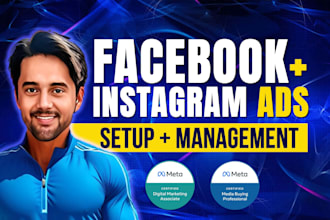 setup and manage facebook ads campaign marketing advertising meta fb ads manager