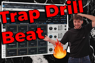 create a trap, drill beat for commercial use