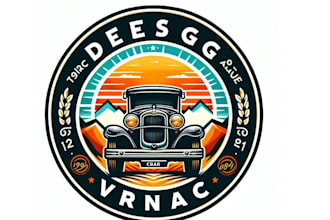 do motorsports car racing team or club logo design