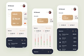 build a mobile banking app, budgeting app, tax calculation app, lending app