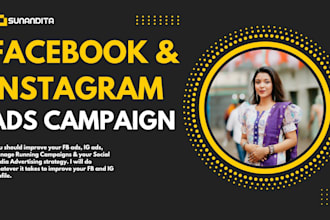 setup best facebook and instagram ads campaign with targeted audience and sales