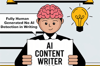 do ai content writer job, fully human generated no ai detection in writing