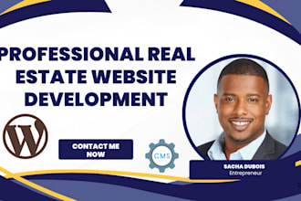 create real estate website, real estate website design