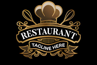 create unique restaurant food logo design