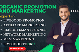 do livegood promotion, MLM tour marketing and affiliate marketing,