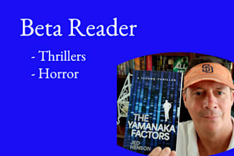 beta read your thriller and horror stories