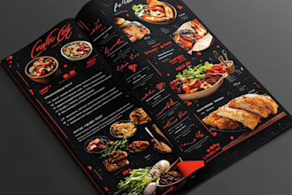 create restaurant food menu design