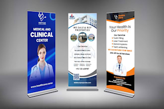 do roll up, retractable banner, and sign design in 6 hours
