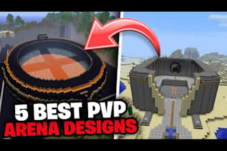 design thrilling minecraft pvp arenas and battlegrounds