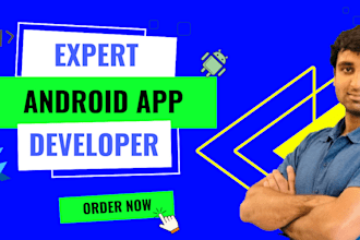 develop mobile android app in kotlin or flutter