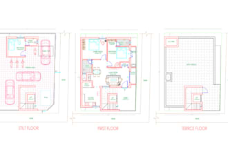 design architectural 2d floor plan, 3d floor plan