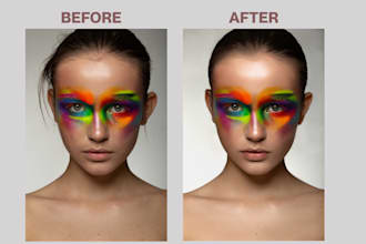 high end photo retouching and image editing