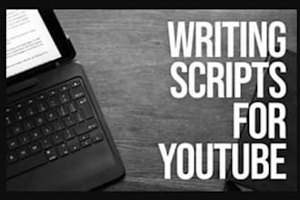 write premium script, web content, script writing for game, social media content