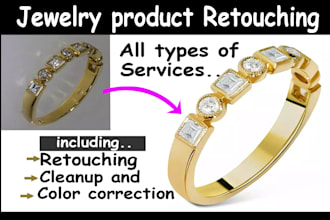 do jewelry photo retouching service for your ecommerce