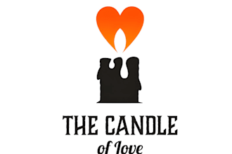 design luxury candle logo and candle label design