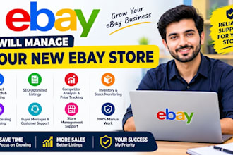 manage your new ebay store