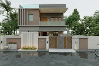 create an attractive architectural 3d renderings and walkthrough
