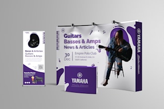 design fantastic exhibition stand trade show booth backdrop