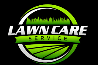 design unique irrigation, mower and landscape logo