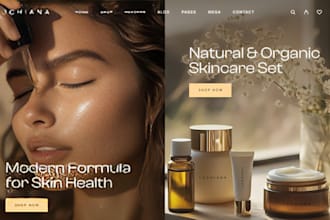 design skin care shopify store redesign skin care website beauty skin care store