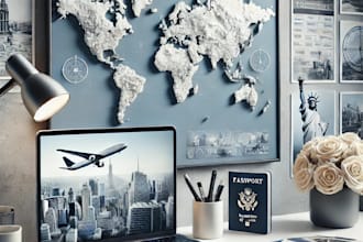 be your expert travel coordinator and VA for easy bookings