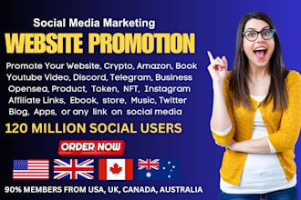 promote and advertise your website, amazon, book, product, crypto, or any link
