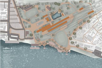 do site analysis, mapping, master plan, and conceptual diagrams